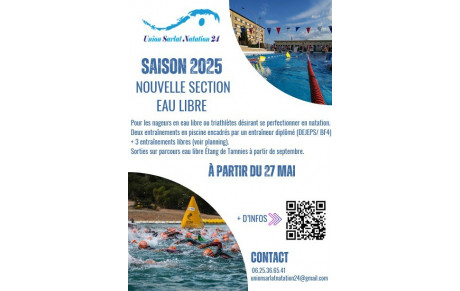 Nouvelle section Eau libre